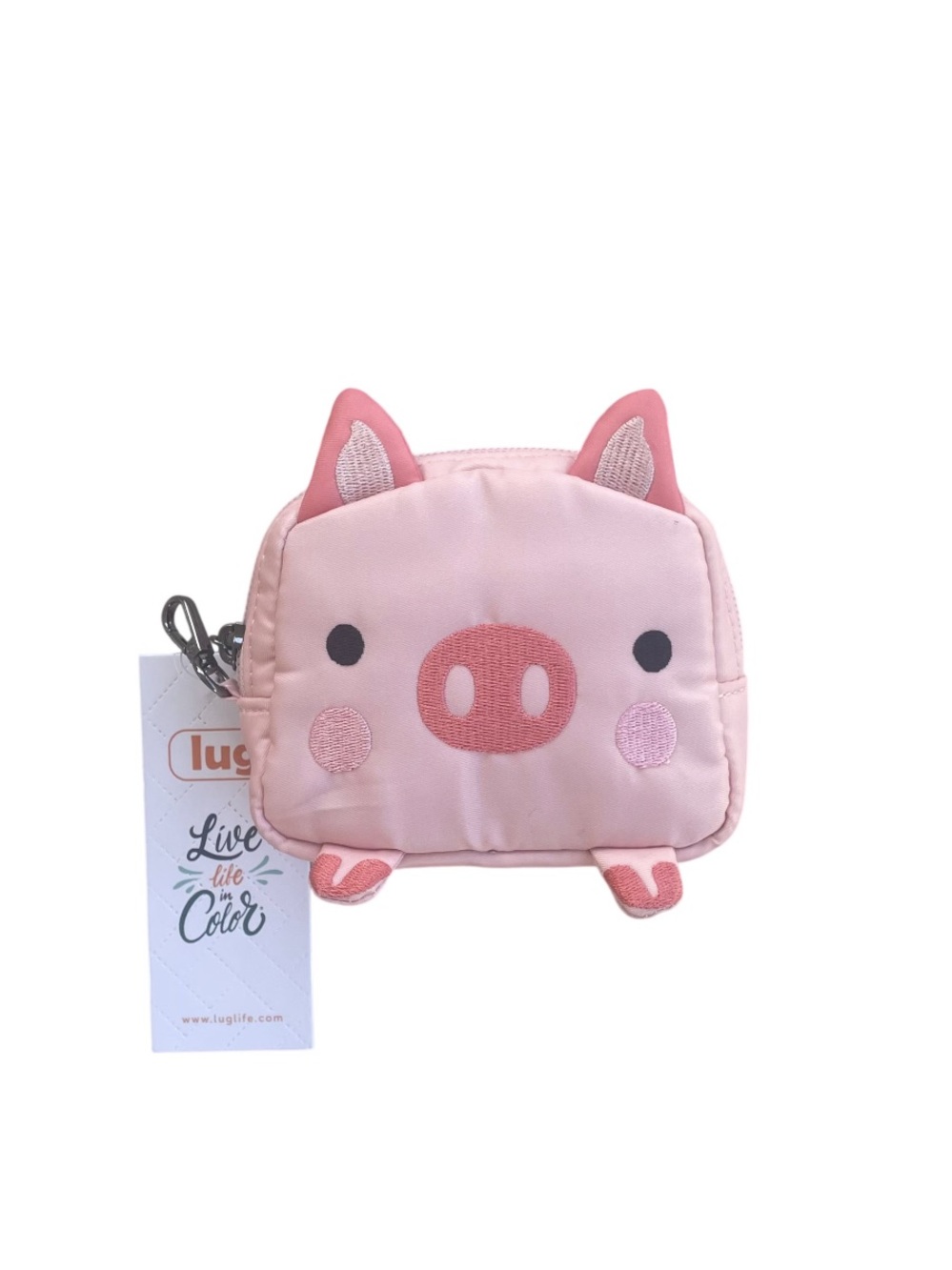 Lug “PIG” Zippy Friends Pouch Keychain BNWT